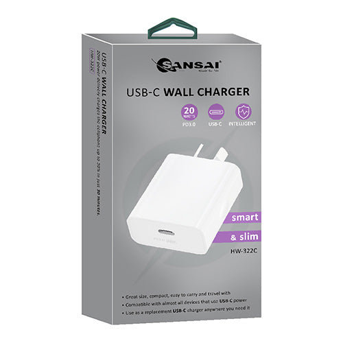 Sansai PD20W USB-C Fast Charger HW-322C