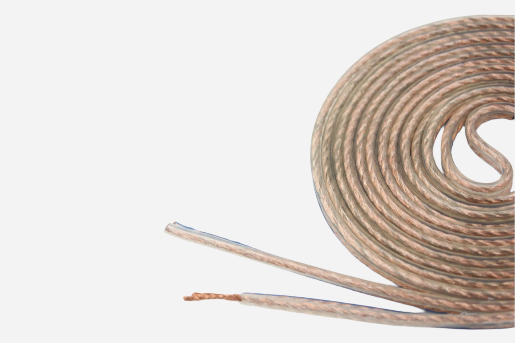 3m per 3 Meter continuous length Audio Speaker Cable HI FI Home Theater DJ Car