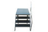 Event Lighting  ESTGSR4 - One Side Stage Stairs Rail for 4-Steps Stairs