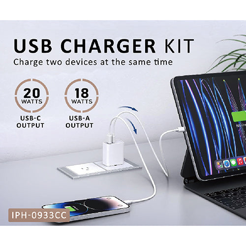 USB-C to USB-C Charger Kit SANSAI IPH-0933CC