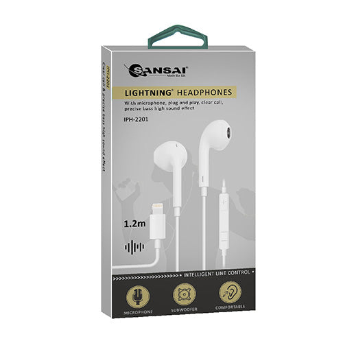 Wired Lightning Earphones SANSAI IPH-2201