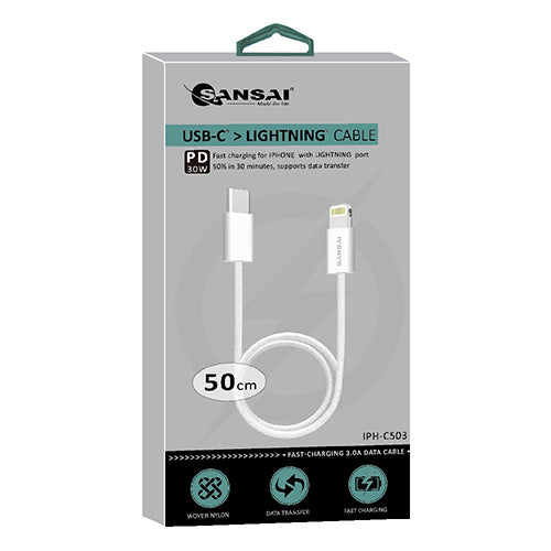 USB-C to Lightning Cable SANSAI IPH-C503