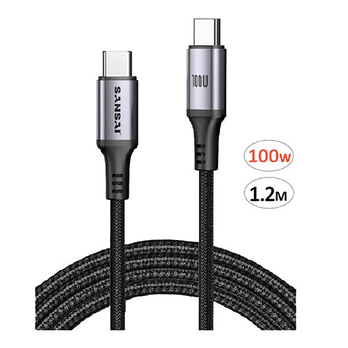 100W USB-C to USB-C Cable SANSAI IPH-C802