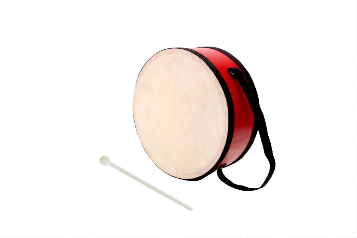 Indian Drum Double Side Musical Percussion Instrument Hand Drum with beater