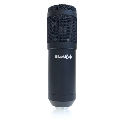 Podcast Usb Condenser Microphone with Pop Filter Stand and Sound Card