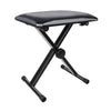 Keyboard Stand Adjustable Height and Piano Bench Stool Set Package