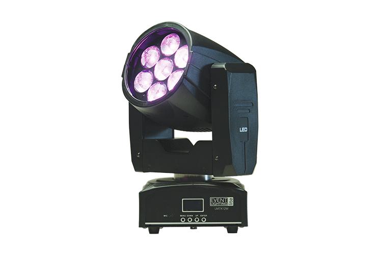 Event Lighting LM7X12W - 7x12W RGBW zoom moving head wash