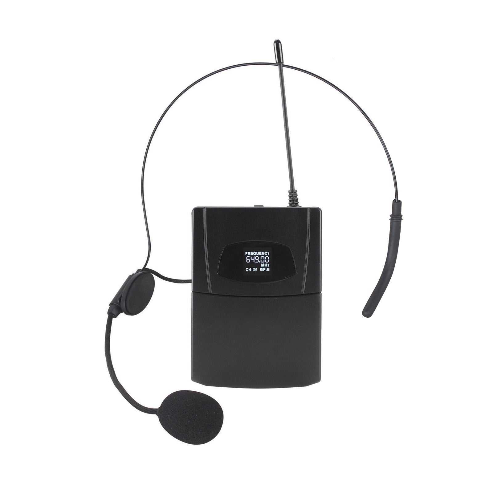 Dual Wireless Microphone System Choose Headset Handheld Lavalier Mic 2x Cordless System