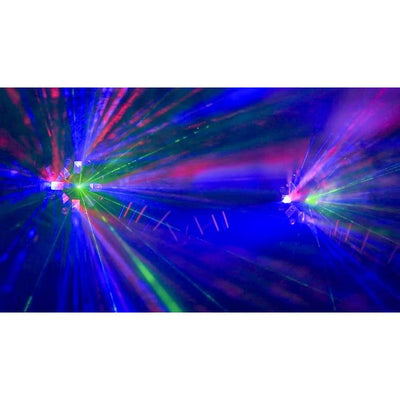 CR Lite Mix Swarm Wash FX 4-in-1 Derby Wash Light Effect W/ Strobe Laser Dmx
