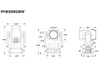 Event Lighting M1B50RGB - 50W RGB LED Beam Moving Head