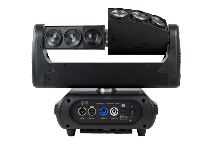 Event Lighting M6B10RGBW - 6 x 10W RGBW Multihead Beam Mover