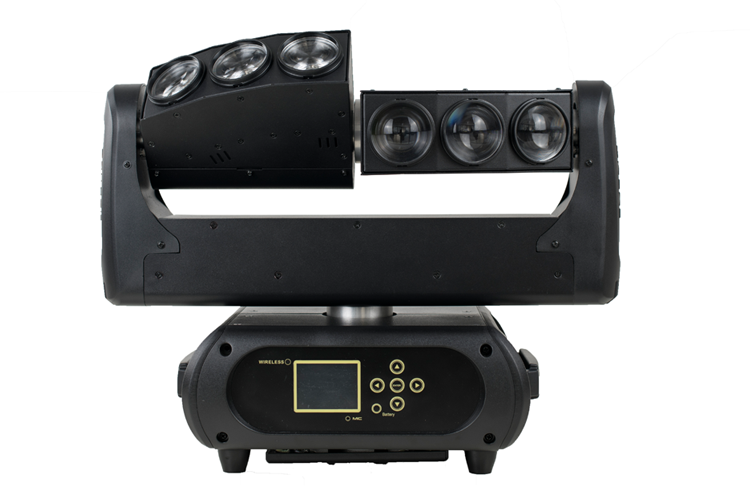 Event Lighting M6B10RGBW - 6 x 10W RGBW Multihead Beam Mover
