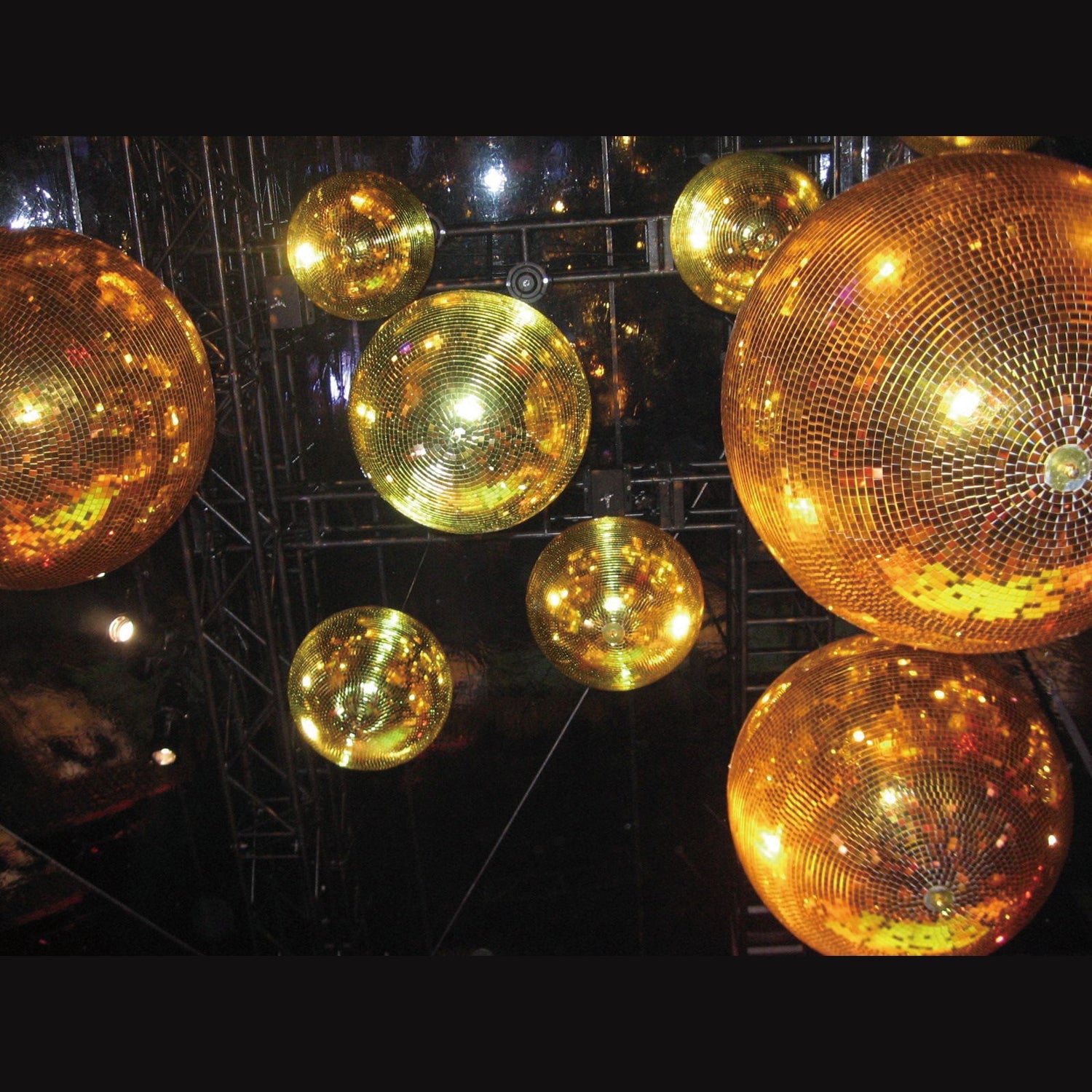 12 Pack 8 inch Mirror Disco Balls (6 Gold + 6 Silver) Reflective Hanging Decoration for Parties Events Weddings & Home Decor