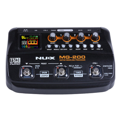 NUX MG-200 Modelling Guitar Effects Pedal