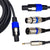 Speakon to Speakon to 1/4" or  XLR Female Male Speaker Cable Lead Thick Australian Made 2.5mm 13AWG