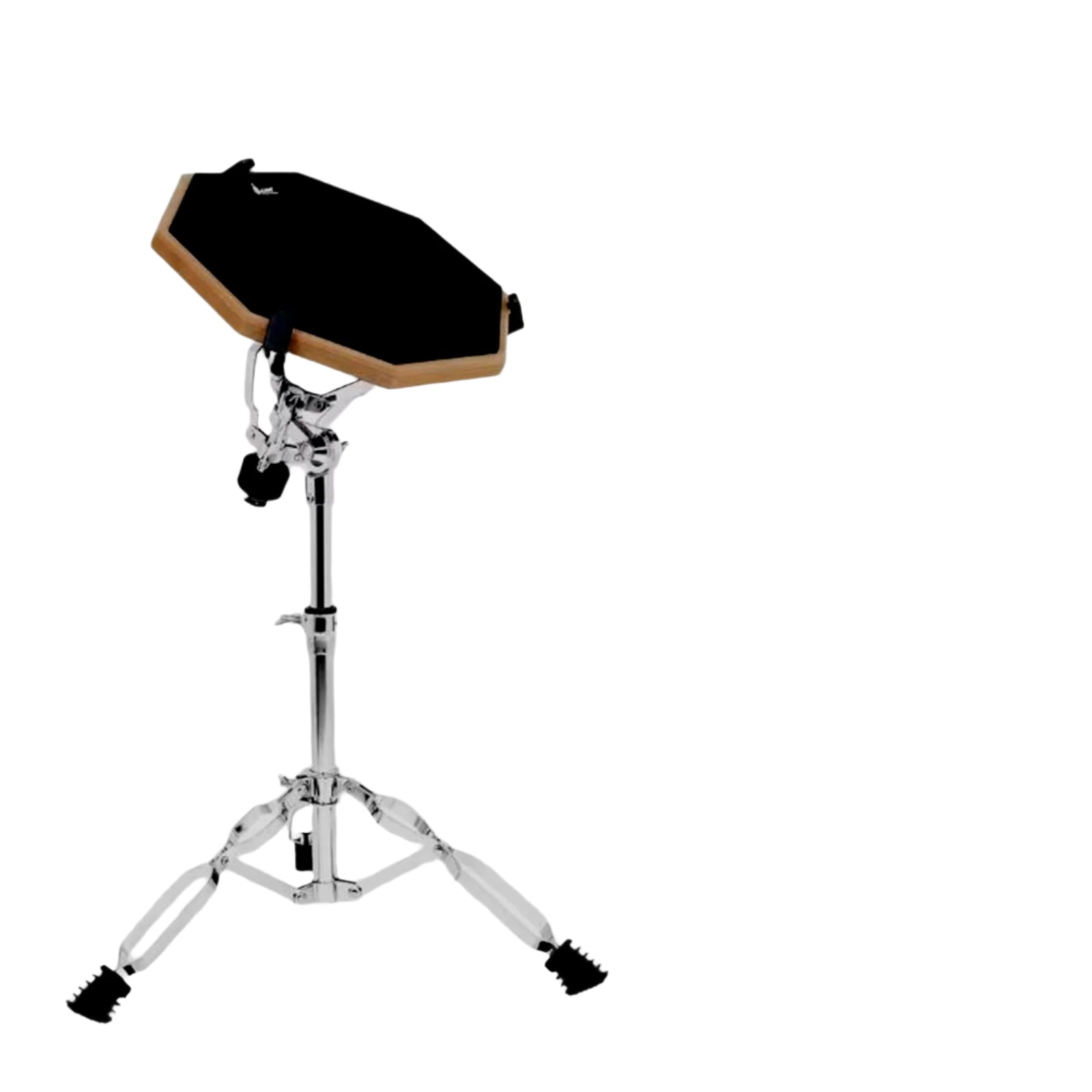 12" Mute Drum Practice Pad + Adjustable Snare Drum Stand