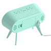 Newgate Space Hotel Cyborg Led Alarm Clock Blue