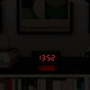 Newgate Space Hotel Hypertron Alarm Clock Black Case - Black Lens - Red Led