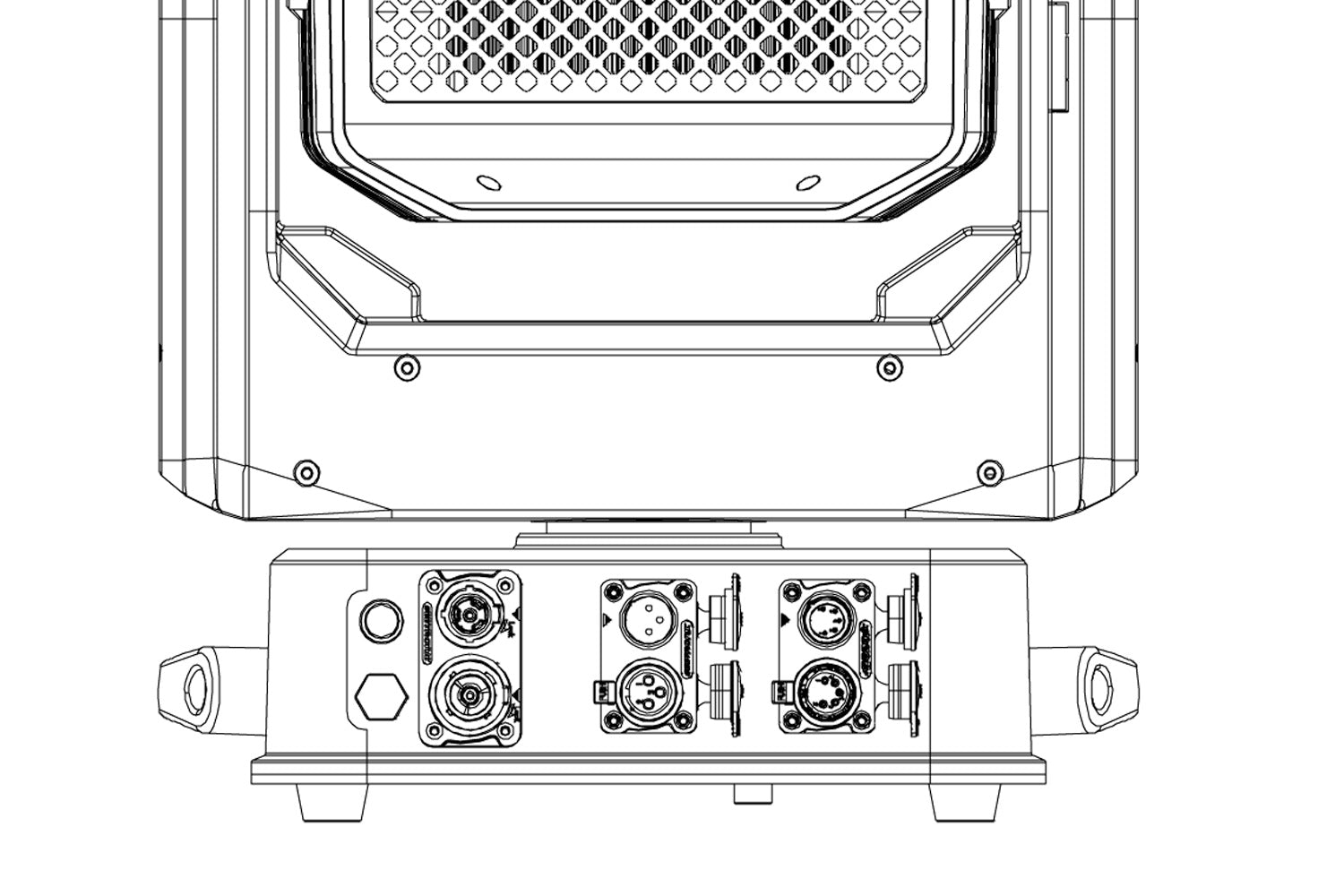 OUTBACK12X40W - 12 x 40W Zoom Wash Outdoor Moving Head