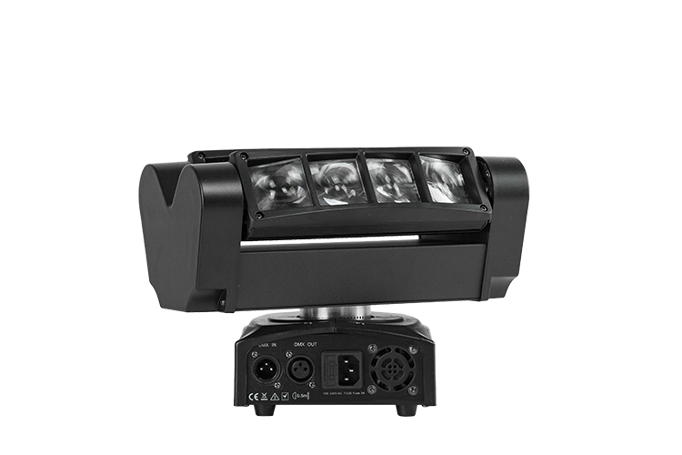 Spider - 8x 10W LED RGBW Twin 4 Beam Moving Head