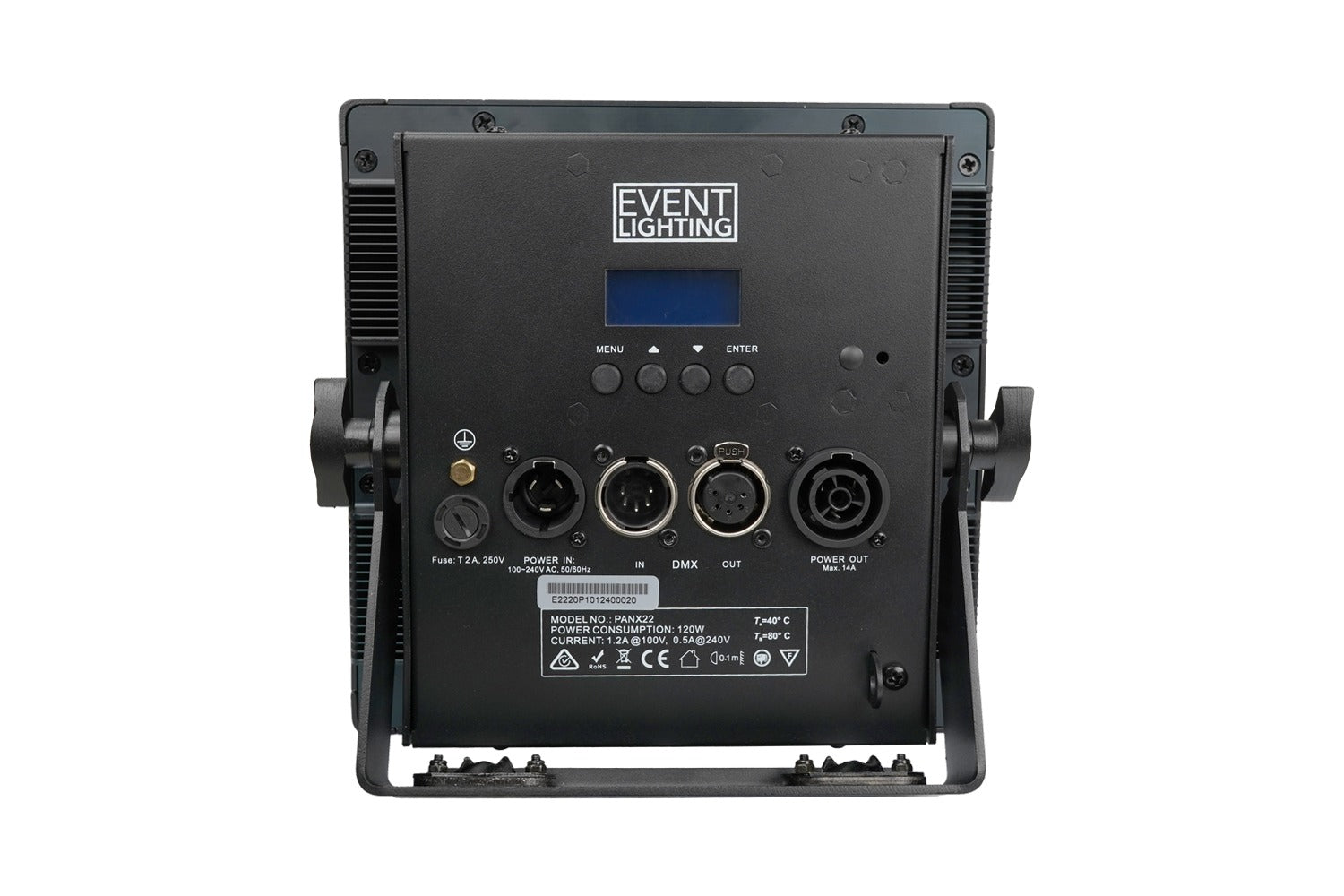 Event Lighting  PANX22 - 2 x 2 40W COB RGB+CW+WW Pixel Control Panel