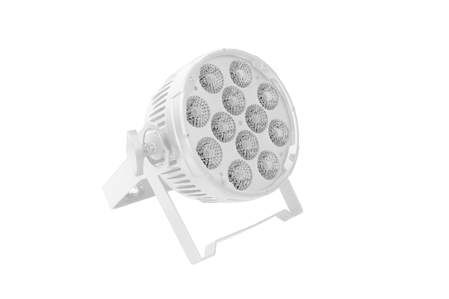 PAR12H-WH - Indoor Pro Par with 12 x 12W RGBWAU LEDs
