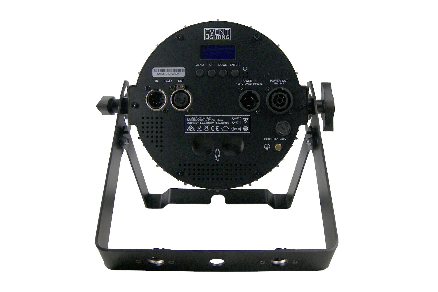 Event Lighting PAR12H - Indoor Pro Par with 12 x 12W RGBWAU LEDs