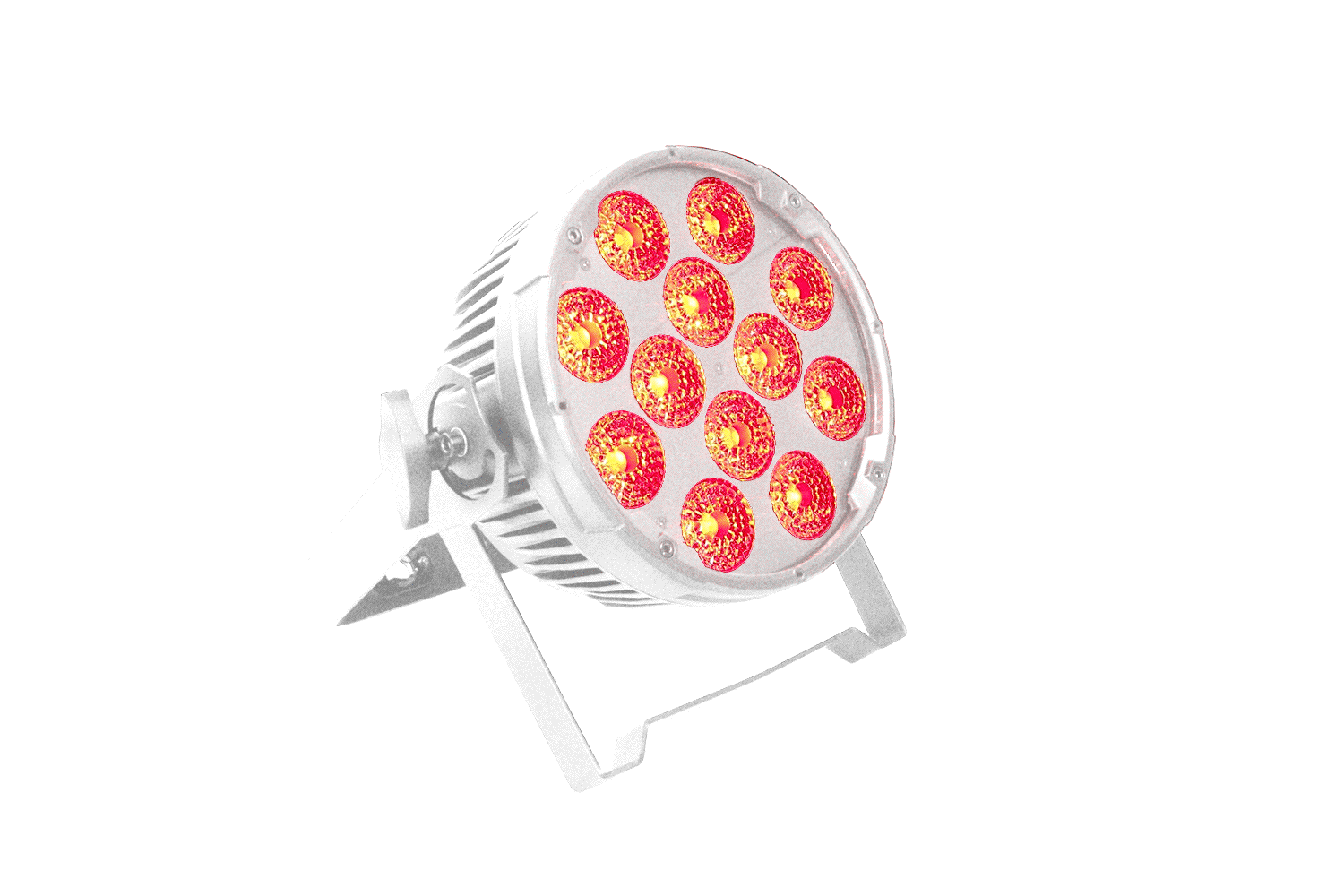 PAR12Q-WH - Indoor Pro Par with 12 x 8W RGBW LEDs (White)