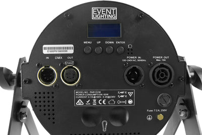 PAR12VW-WH - Indoor Pro Par with 12 x 6W WW/CW/A LEDs (White)