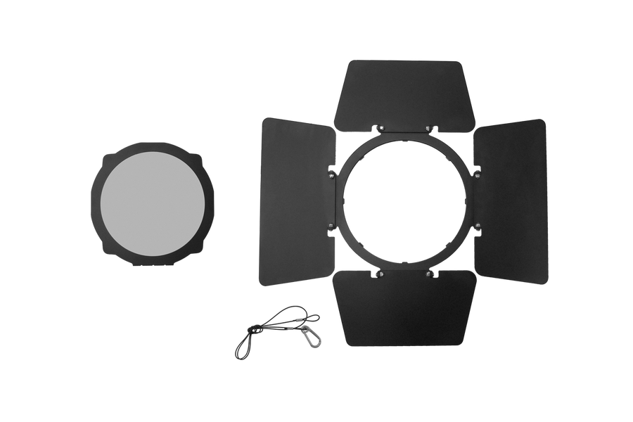 PAR12X20HIPBD - Rotatable Barn Doors, gel frame, frost and safety loop for PAR12X20H-IP