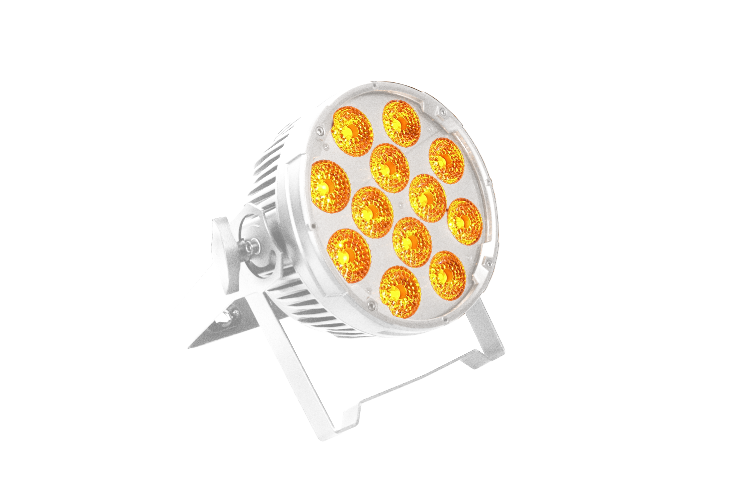 PAR12H-WH - Indoor Pro Par with 12 x 12W RGBWAU LEDs
