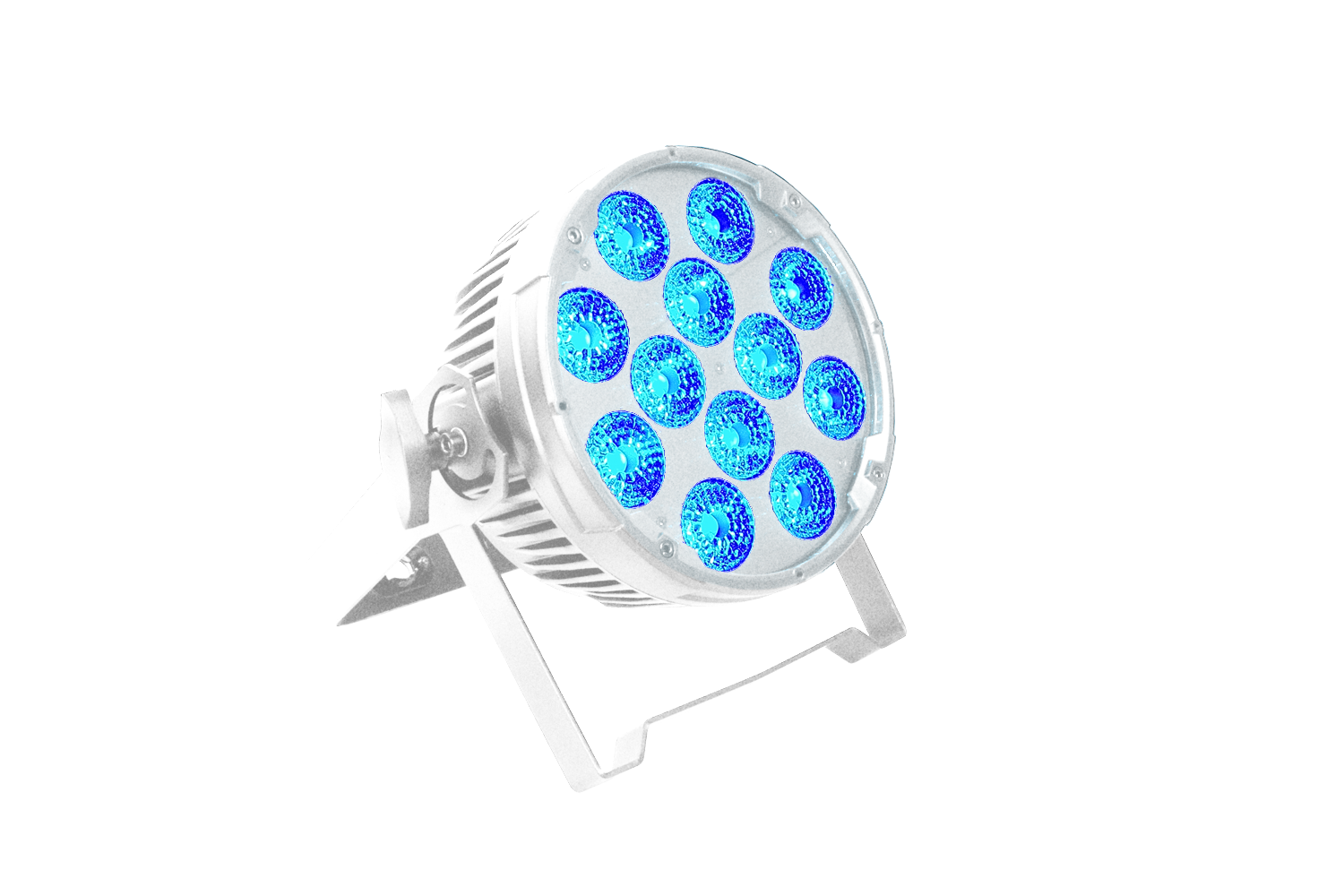 PAR12Q-WH - Indoor Pro Par with 12 x 8W RGBW LEDs (White)