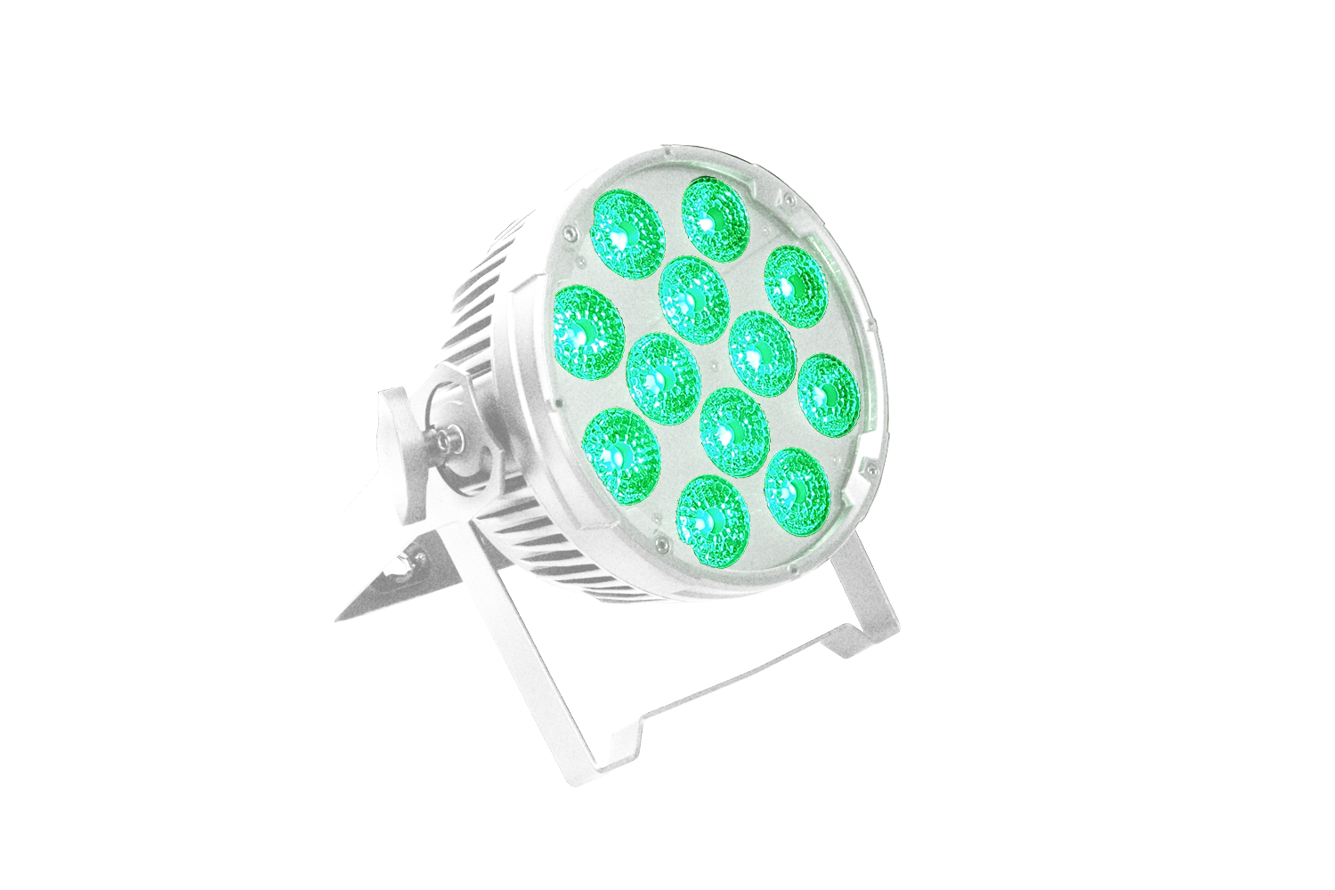 PAR12H-WH - Indoor Pro Par with 12 x 12W RGBWAU LEDs