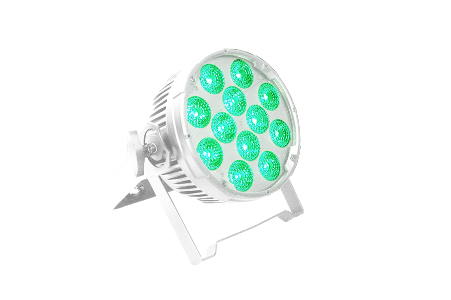 PAR12Q-WH - Indoor Pro Par with 12 x 8W RGBW LEDs (White)