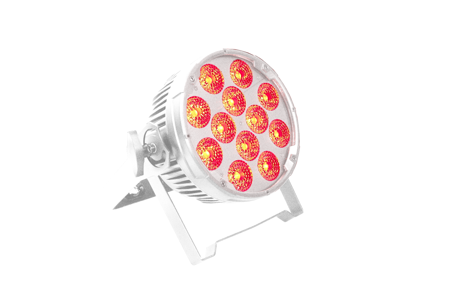 PAR12H-WH - Indoor Pro Par with 12 x 12W RGBWAU LEDs