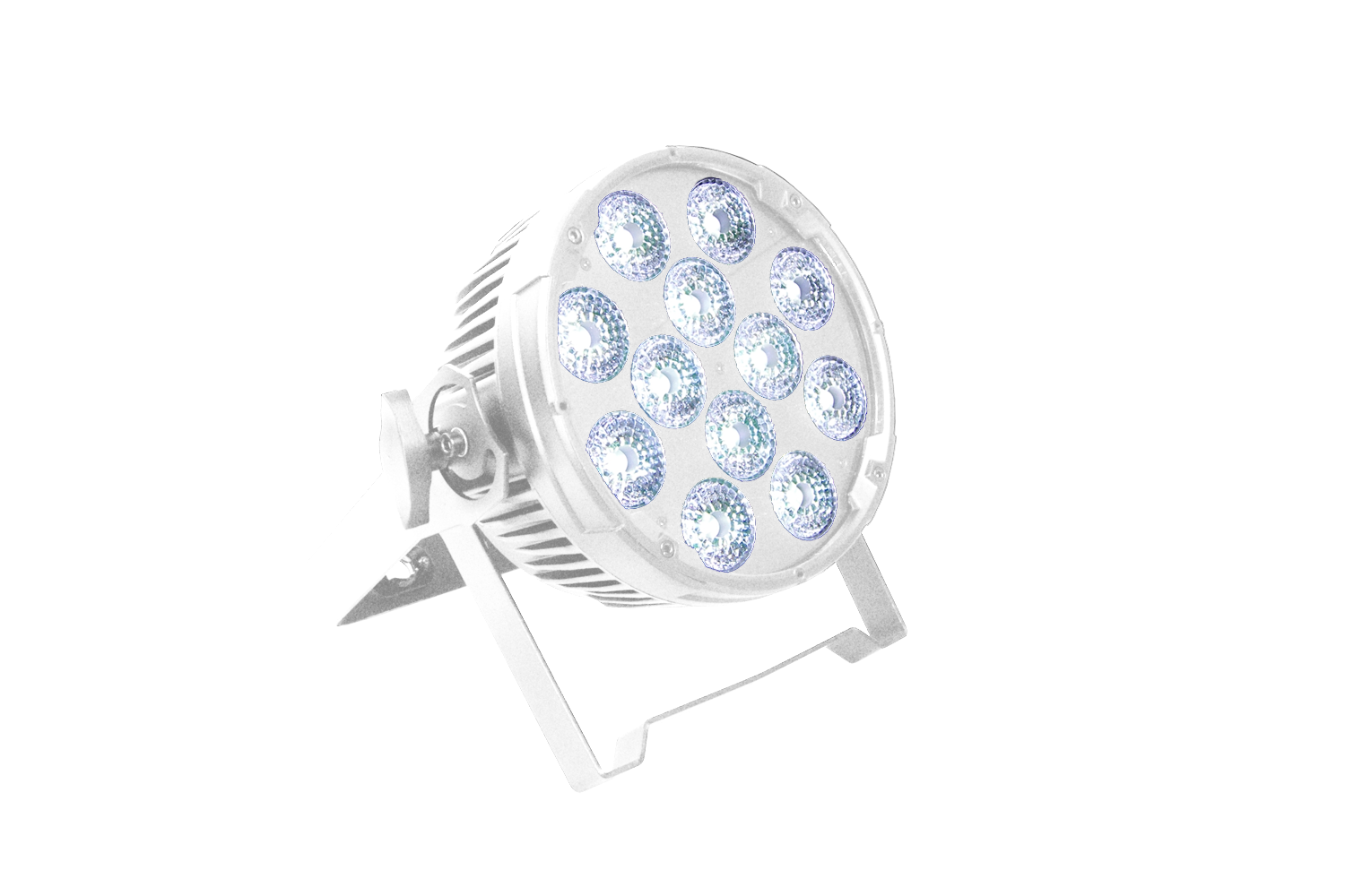 PAR12H-WH - Indoor Pro Par with 12 x 12W RGBWAU LEDs