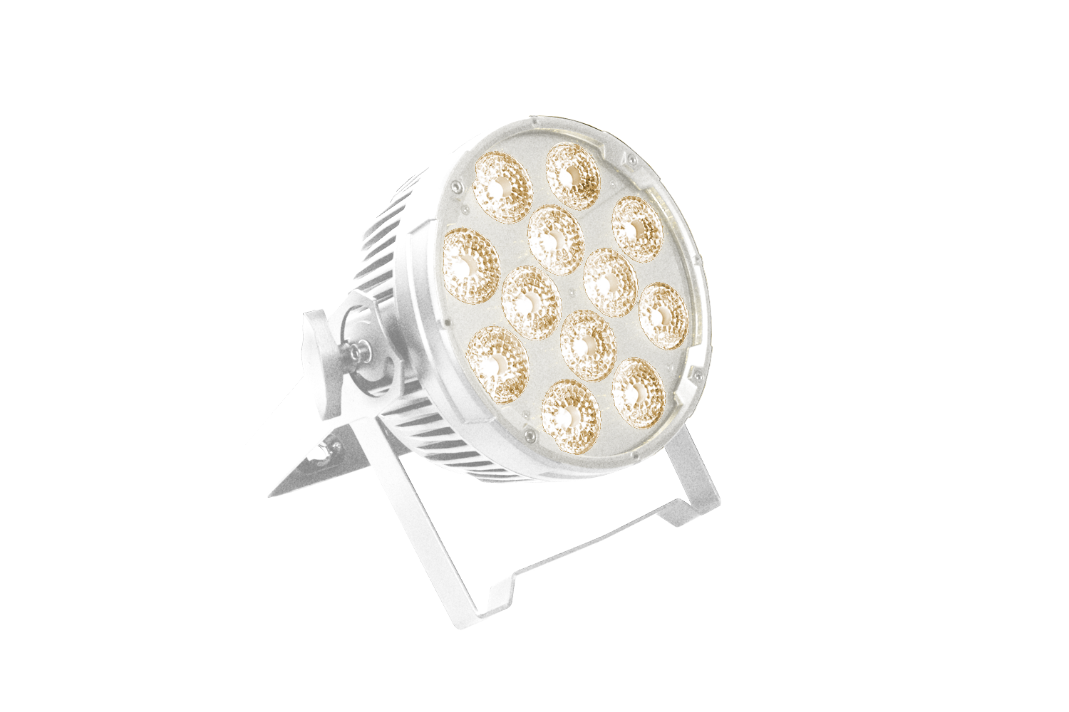 PAR12VW-WH - Indoor Pro Par with 12 x 6W WW/CW/A LEDs (White)