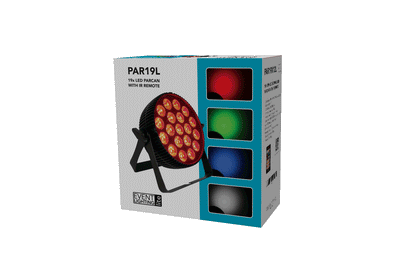 PAR19X12L-WH - Indoor Lite Par with 19 x 12W RGBWAU LEDs (White)