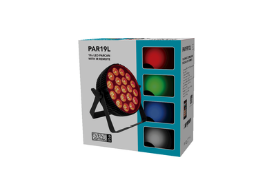 PAR19X12L-WH - Indoor Lite Par with 19 x 12W RGBWAU LEDs (White)