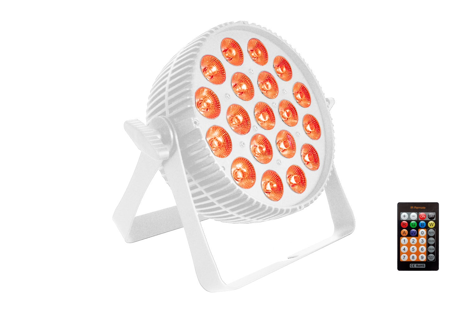PAR19X12L-WH - Indoor Lite Par with 19 x 12W RGBWAU LEDs (White)