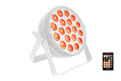 PAR19X12L-WH - Indoor Lite Par with 19 x 12W RGBWAU LEDs (White)