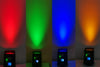 Event Lighting PAR4X12B2 - Battery Uplight Par with 4x12W RGBWAUV LEDs, Wireless DMX & IR Remote