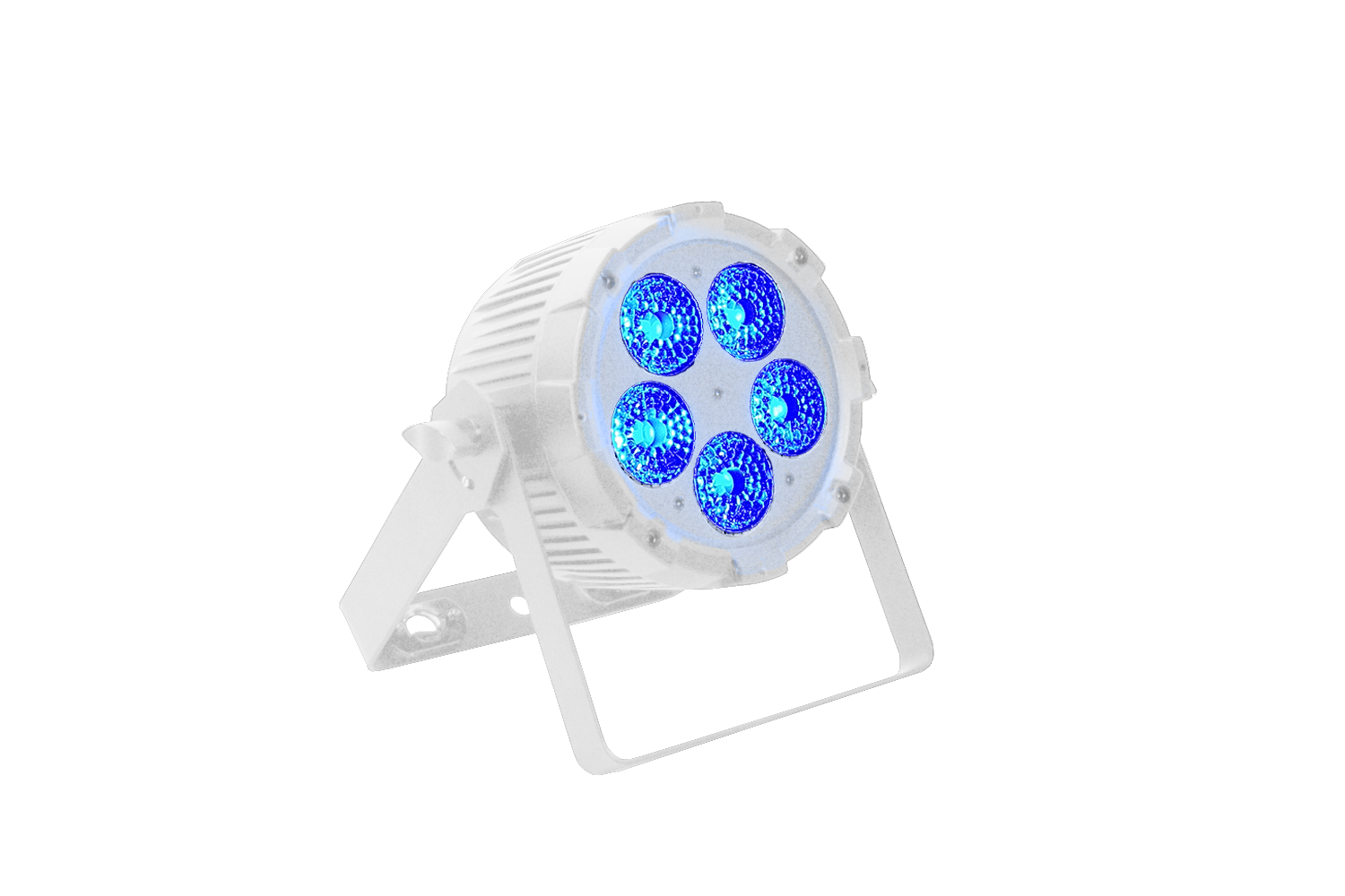 PAR5H-WH - Indoor Pro Par with 5 x 12W RGBWAU LEDs (White)