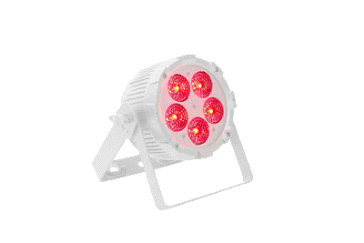 PAR5H-WH - Indoor Pro Par with 5 x 12W RGBWAU LEDs (White)