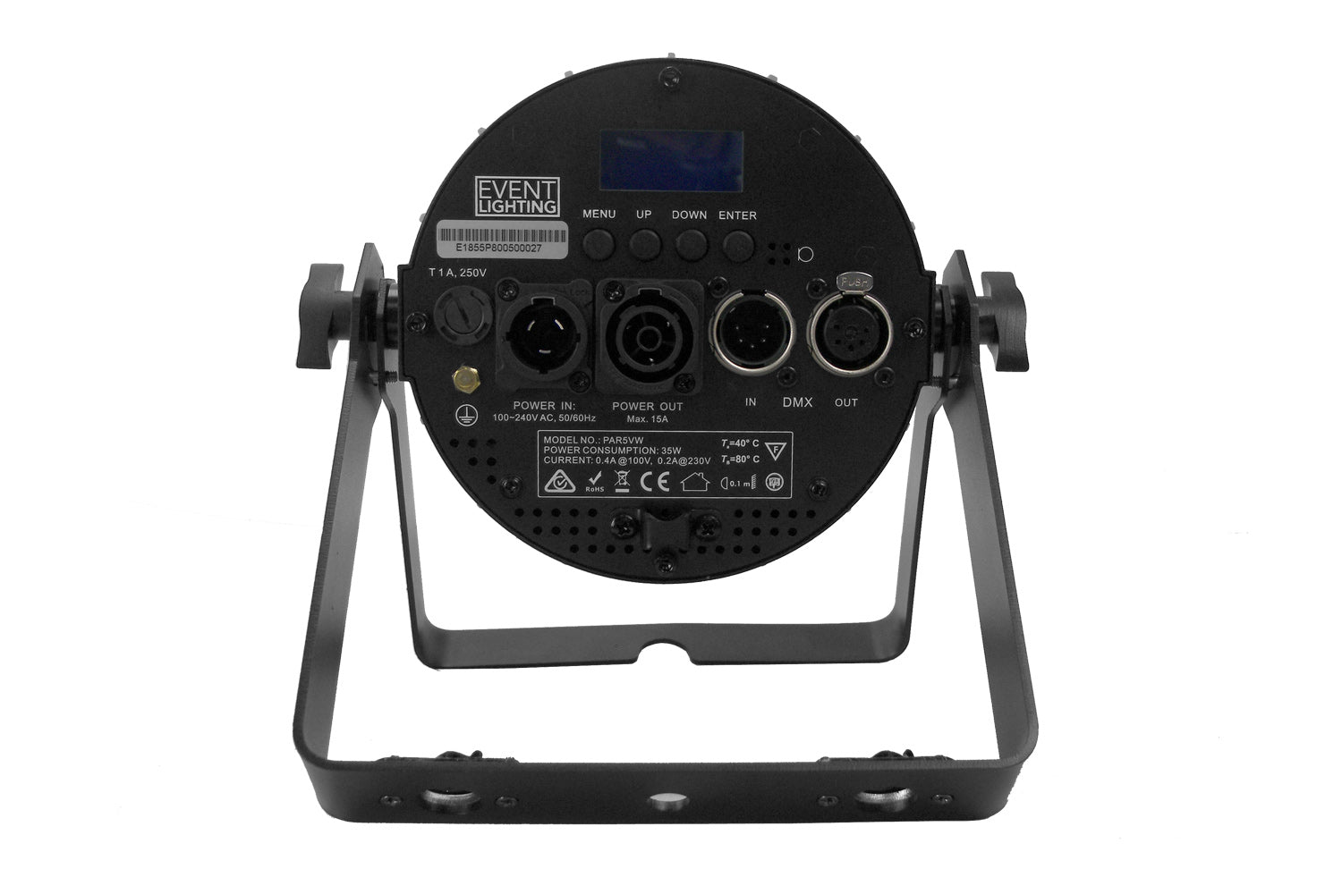 PAR5VW-WH - Indoor Pro Par with 5 x 6W WW/CW/A LEDs (White)