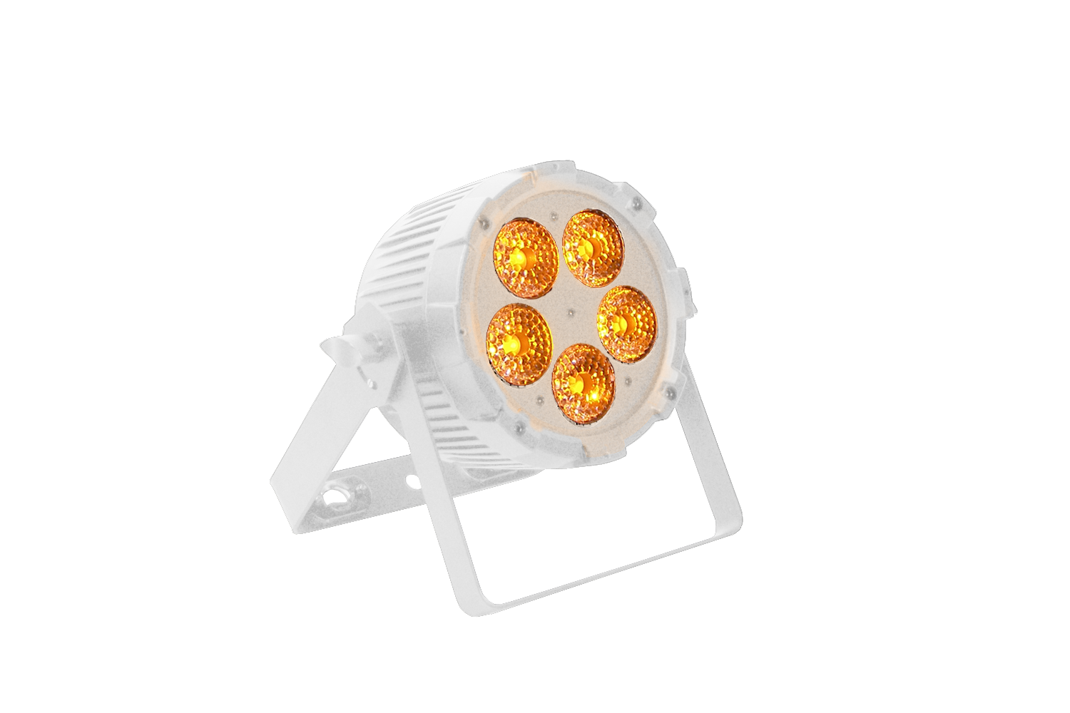 PAR5VW-WH - Indoor Pro Par with 5 x 6W WW/CW/A LEDs (White)
