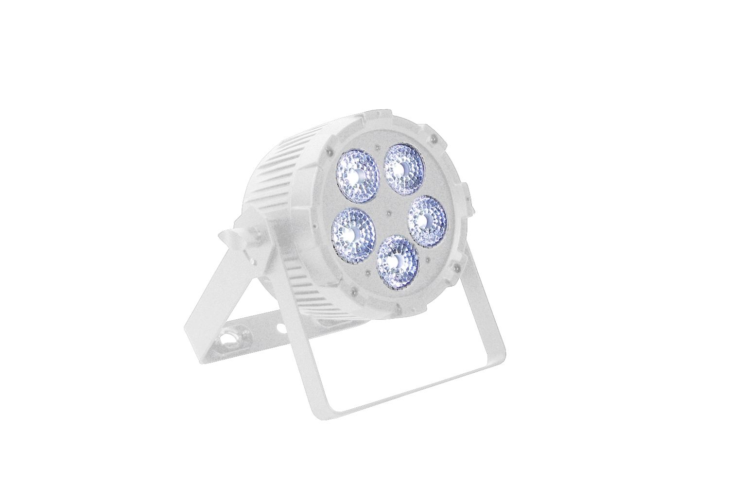 PAR5VW-WH - Indoor Pro Par with 5 x 6W WW/CW/A LEDs (White)
