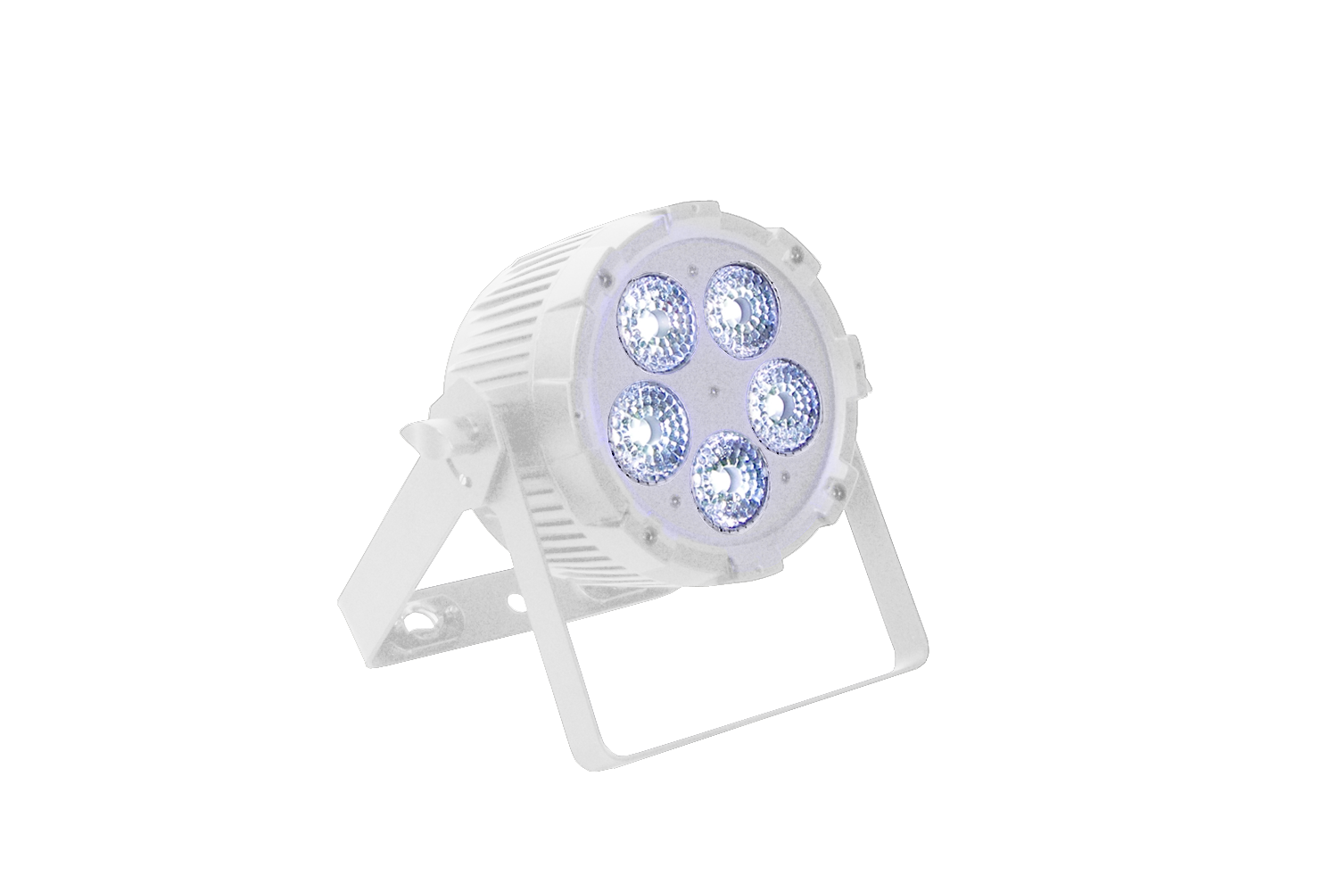 PAR5VW-WH - Indoor Pro Par with 5 x 6W WW/CW/A LEDs (White)