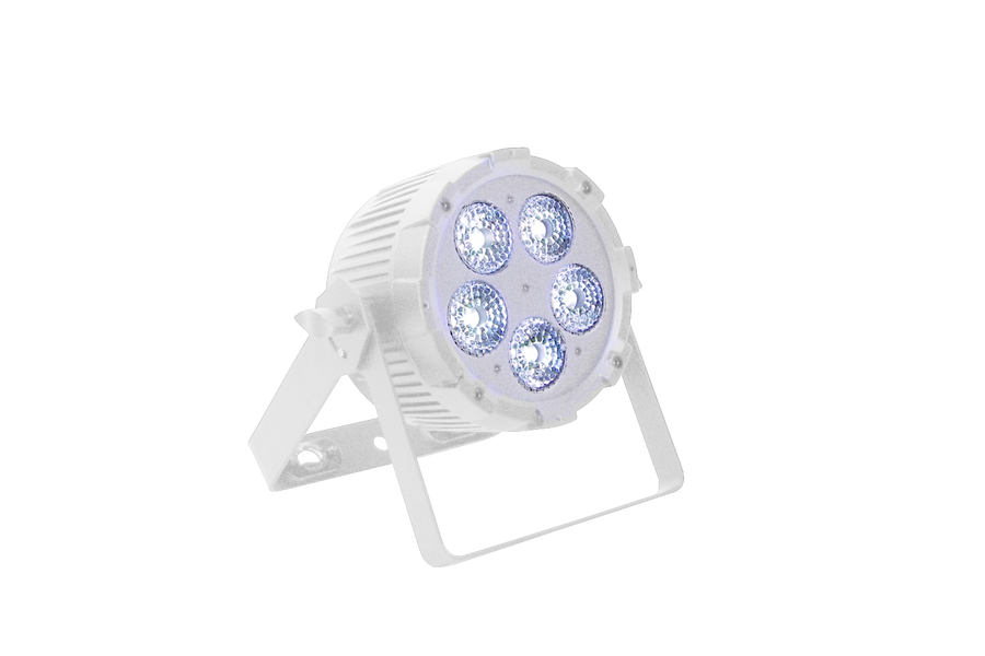 PAR5VW-WH - Indoor Pro Par with 5 x 6W WW/CW/A LEDs (White)