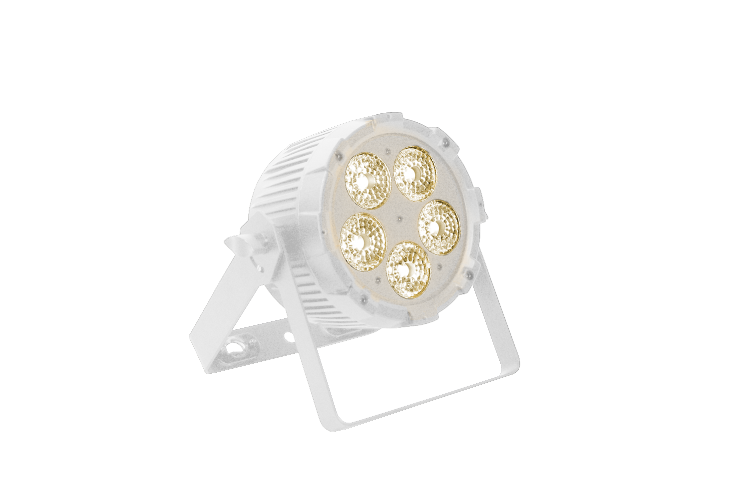 PAR5VW-WH - Indoor Pro Par with 5 x 6W WW/CW/A LEDs (White)